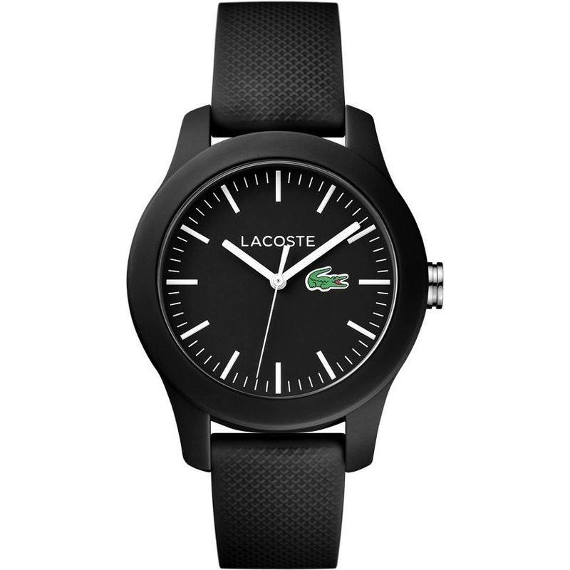 Lacoste The .12.12 Black Silicone Watch - 2000956