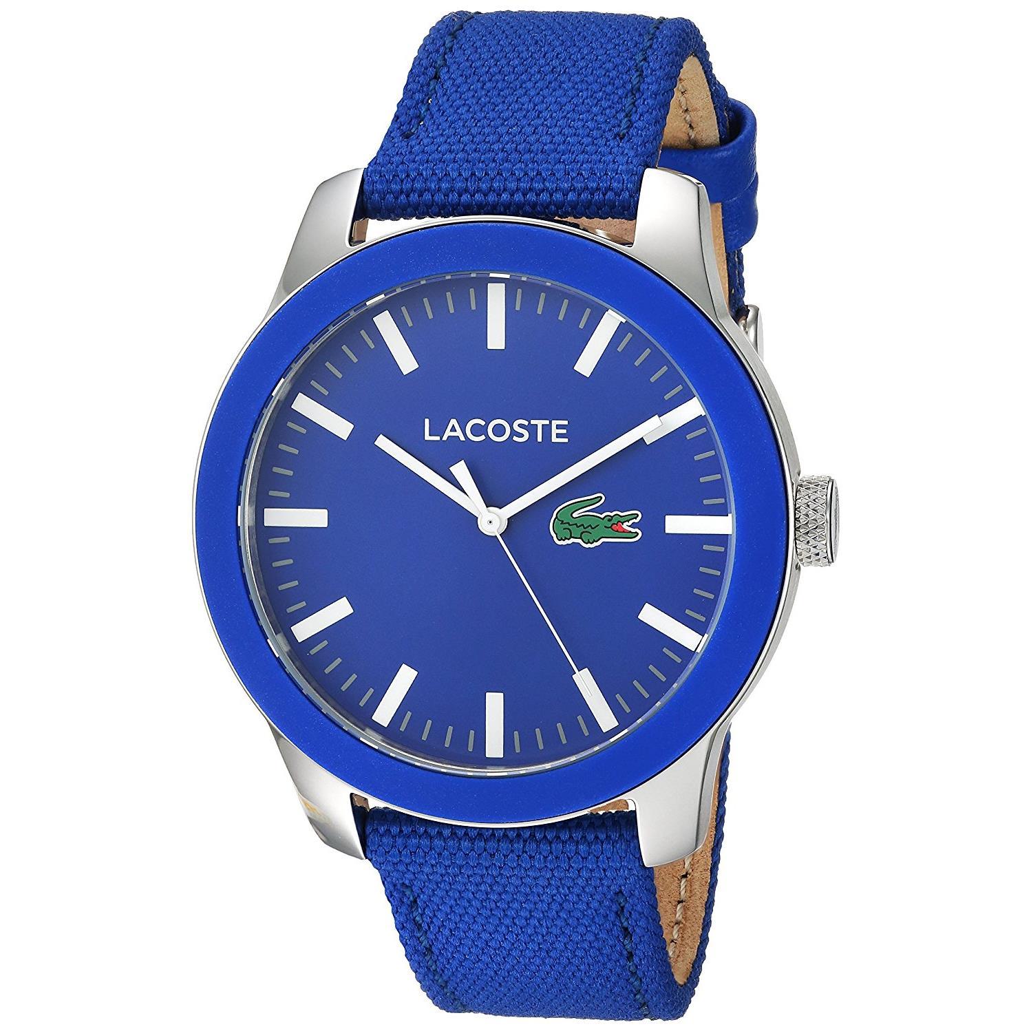 Lacoste The .12.12 Men's Blue Woven Nylon Watch - 2010921