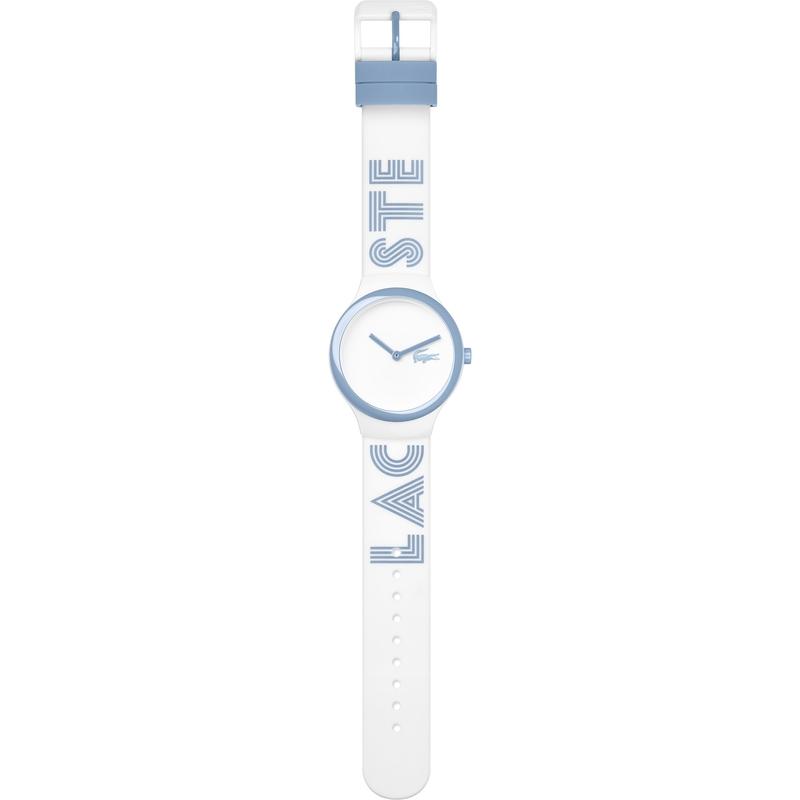 Lacoste The Goa White & Blue Silicone Watch - 2020105