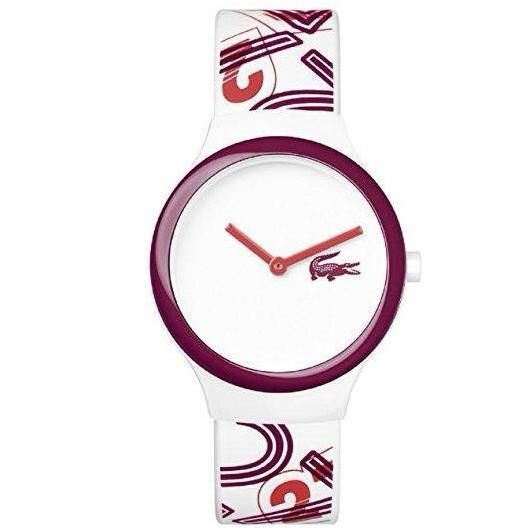 Lacoste The Goa White & Red Silicone Watch - 2020127
