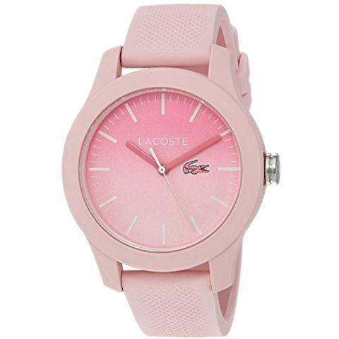 Lacoste.12.12 Pink Silicone Ladies Watch - 2000988