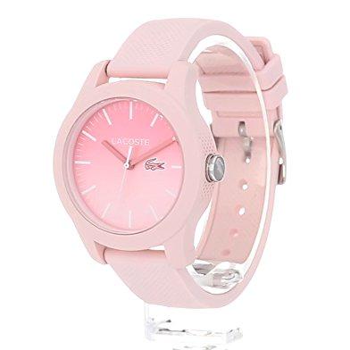 Lacoste.12.12 Pink Silicone Ladies Watch - 2000988
