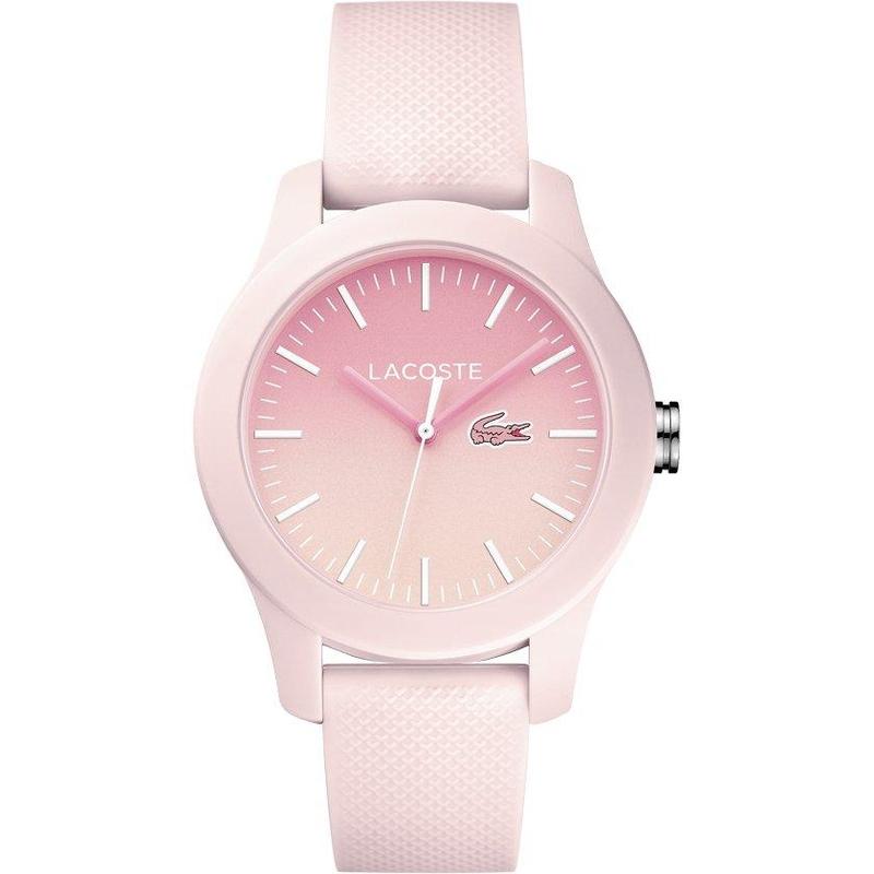 Lacoste.12.12 Pink Silicone Ladies Watch - 2000988