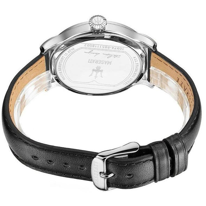 Maserati Epoca Men's Black Leather Watch - R8851118002-The Watch Factory Australia