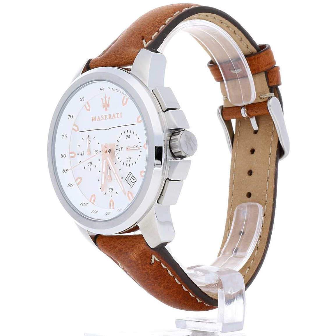 Maserati Successo Leather Men's Watch - R8871621005