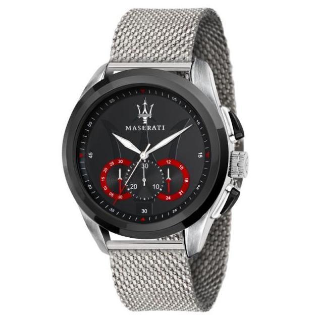 Maserati Traguardo Men's Steel Mesh Watch - R8873612005-The Watch Factory Australia
