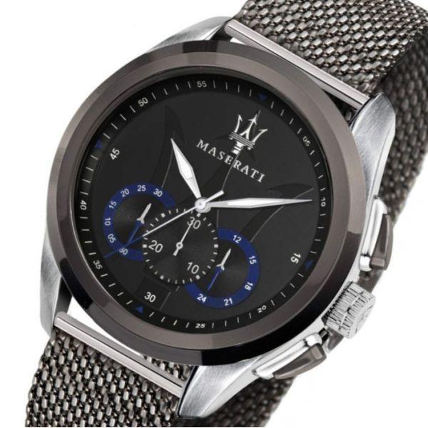 Maserati Traguardo Men's Steel Mesh Watch - R8873612006-The Watch Factory Australia