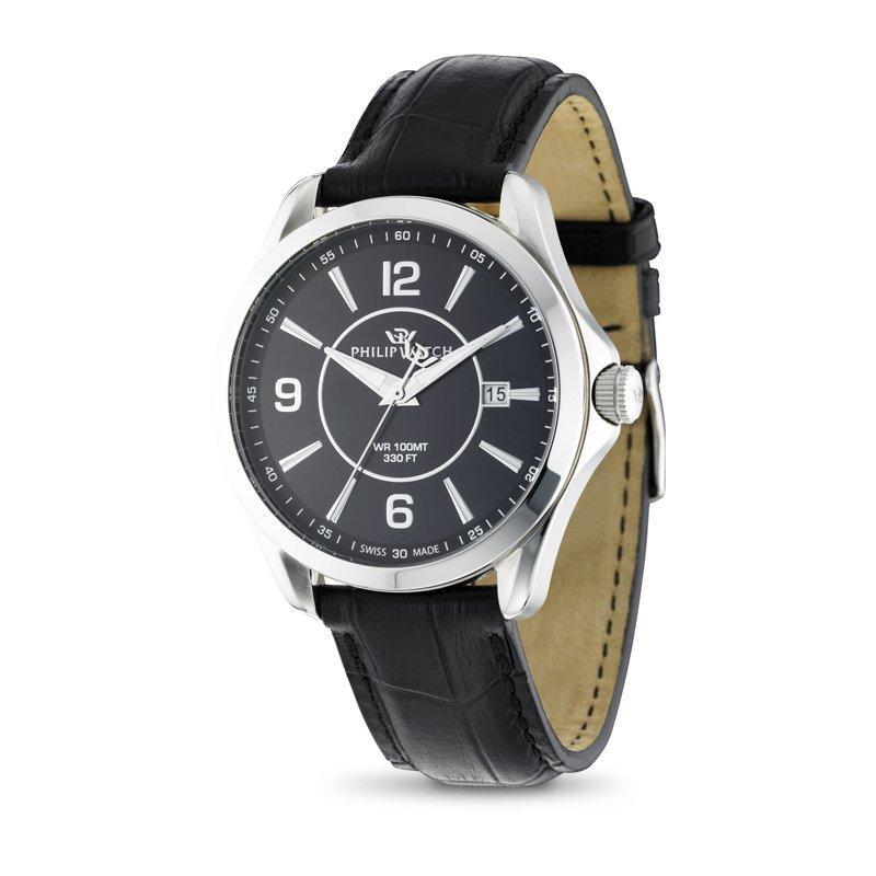 Philip Watch BLAZE Men's Swiss Quartz Leather Watch - R8251165001