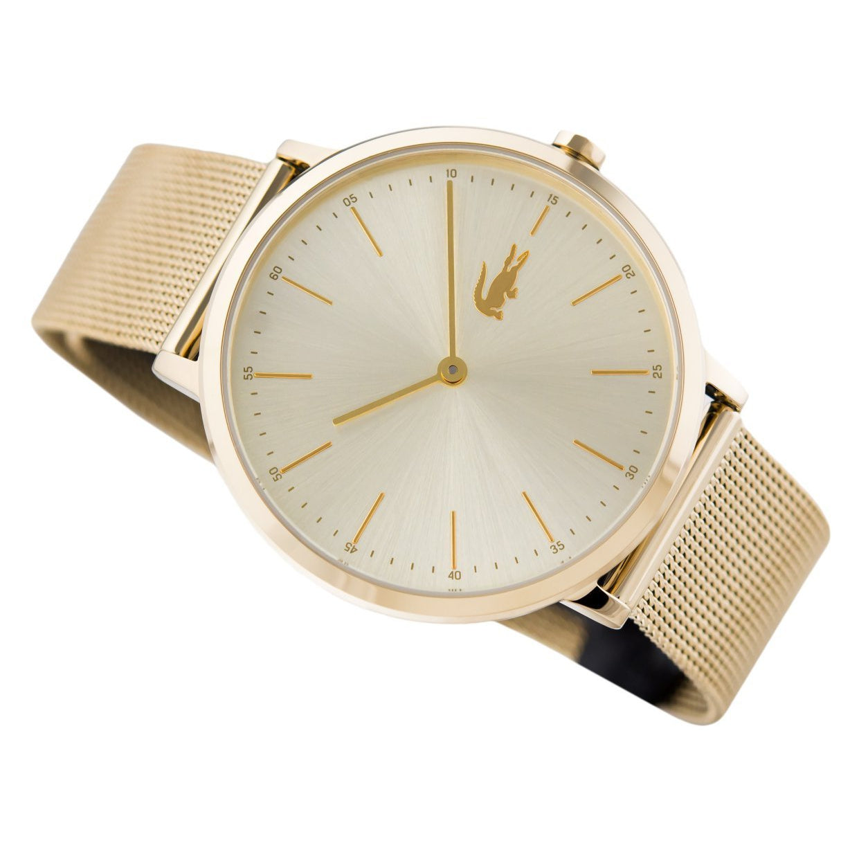 Lacoste The Moon Slim Gold Mesh Ladies Watch - 2001000
