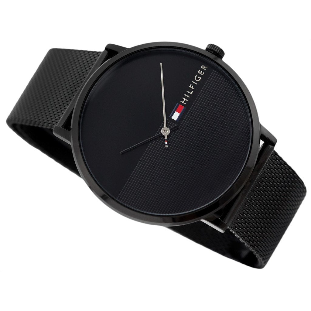 Tommy Hilfiger Men's Black Mesh Watch - 1791464 – The Watch