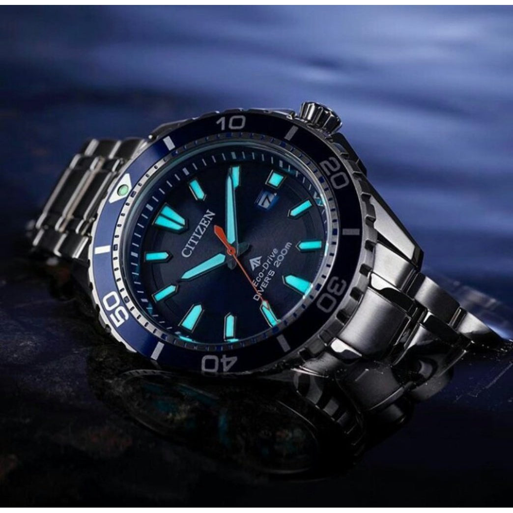 Citizen Promaster Marine Gents Eco-Drive Stainless Steel Diver Men's Watch - BN0191-80L