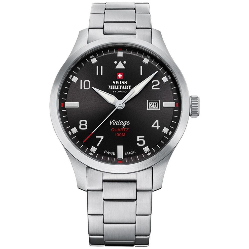 Swiss Military Stainless Steel Men's Watch  - SM34078.01