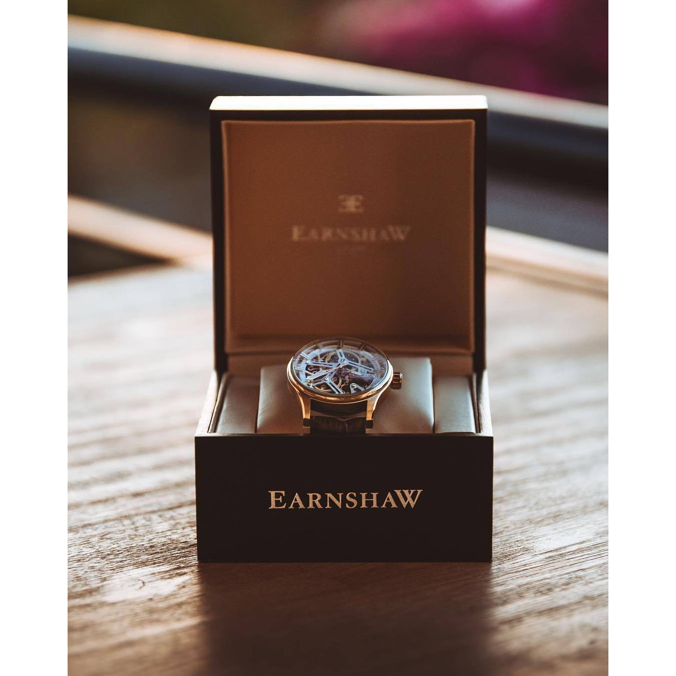Earnshaw Beagle Skeleton Automatic Men's Watch - ES-8076-03