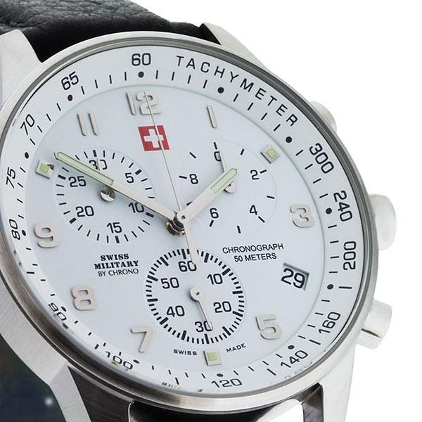 Swiss Military Men's Leather Watch - SM34012.06