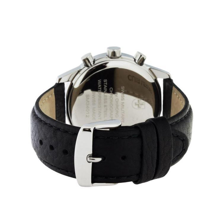 Swiss Military Men's Leather Watch - SM34012.06