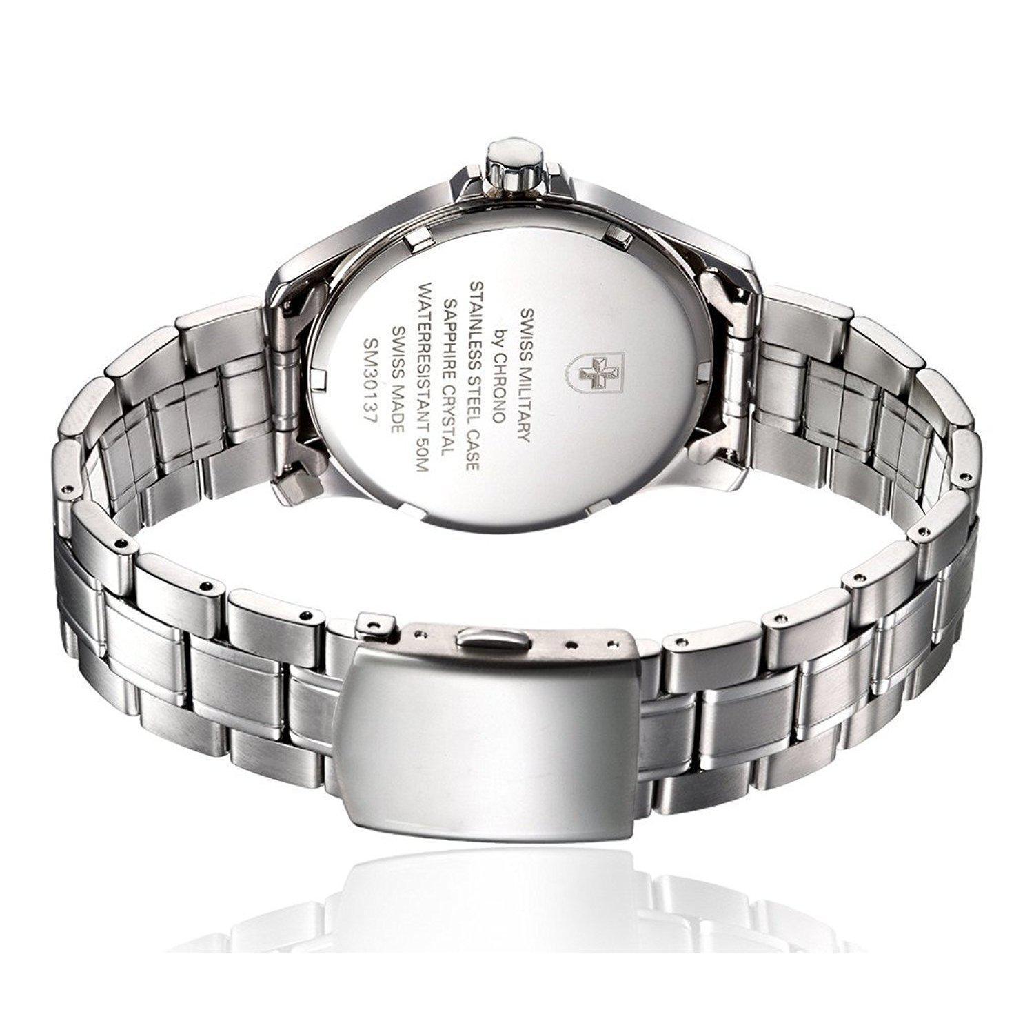 Swiss Military Stainless Steel Mens Watch - SM30137.02