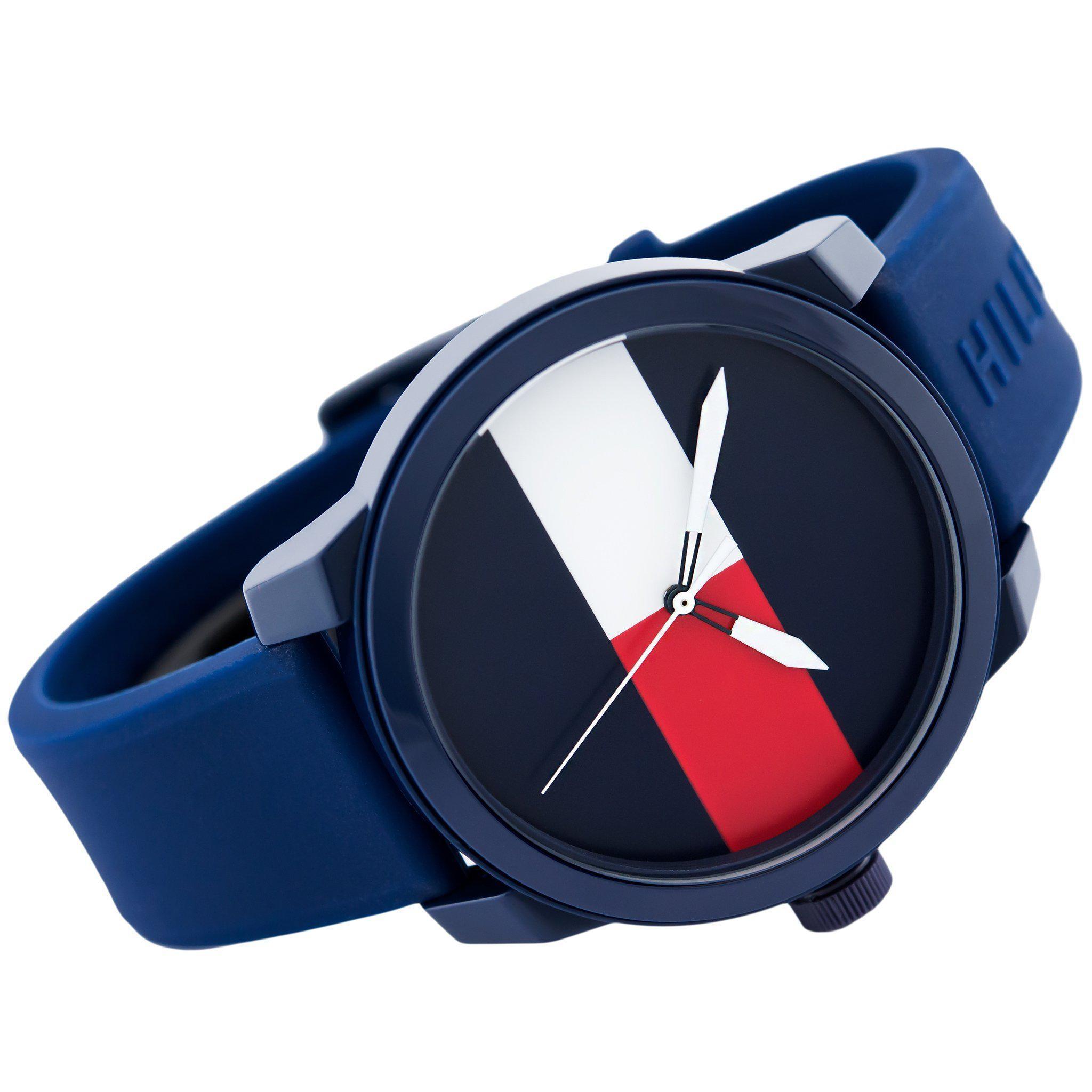 Tommy Hilfiger The Denim Men Silicone Watch - 1791322-The Watch Factory Australia