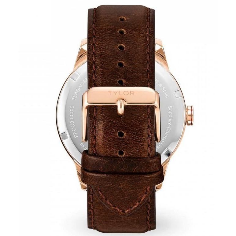 Tylor Cali Vibe Leather Men's Watch - TLAB004