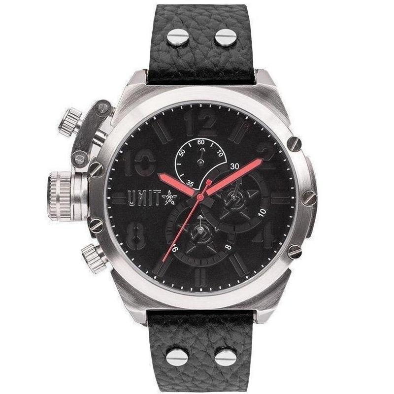 UNIT Men's Distinct Leather Watch