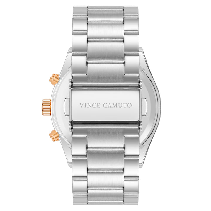 Vince Camuto Silver Steel Blue Dial Multi-function Men's Watch - VC1104BLRT